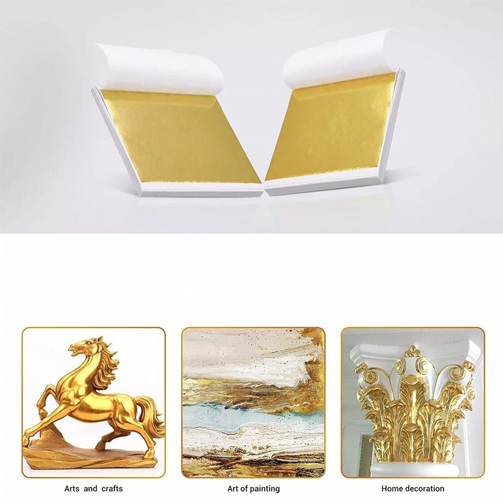 Small Gold Foil Sheets for Painting, Resin Crafts Random Designs