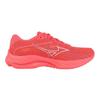 Mizuno Wave Rider 27 Running Thick 2E Shoes, Jogging, Marathon, Training, Sports, Lightweight, Resilient, Sole, Men's, Red/White, 22.5 cm,