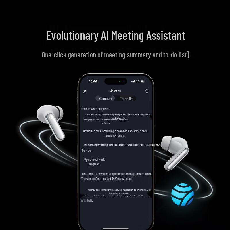 iFLYTEK Recording Noise-Cancelling Conference Earbuds Pro2