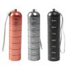 7 Grids Pills Box 7 Day Aluminum Alloy Medicine Dispenser Organizers Splitters