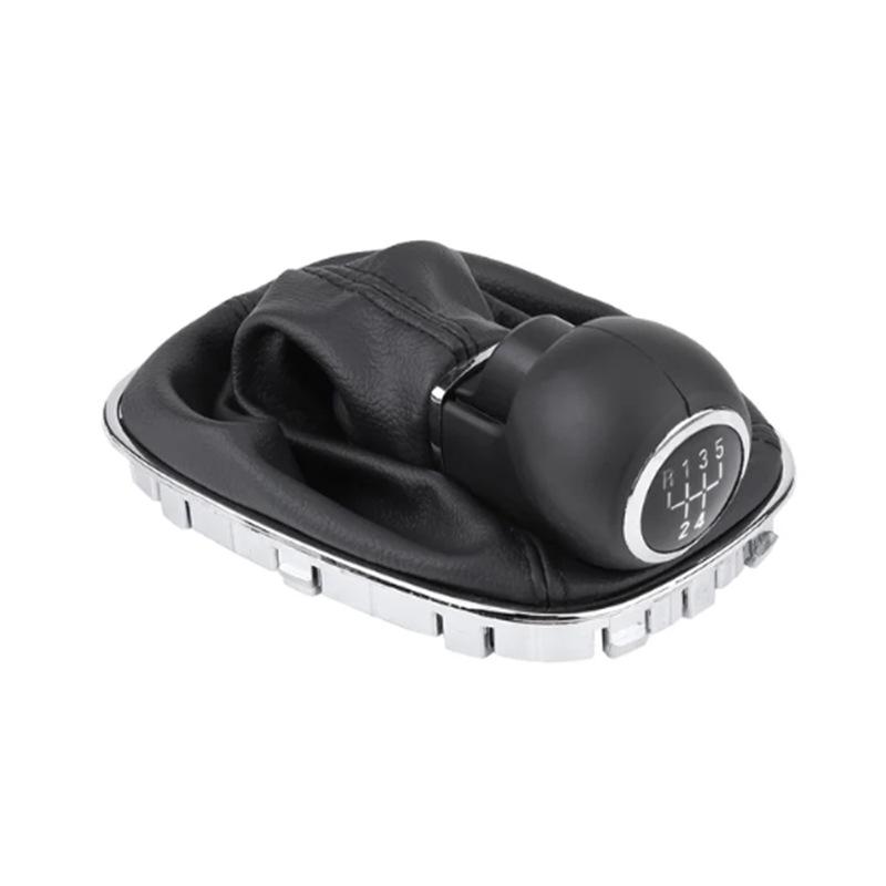 

Ручка переключения передач Opel Corsa D 009140093/19276456 Silver Button [5-Speed] чёрный/серебряный