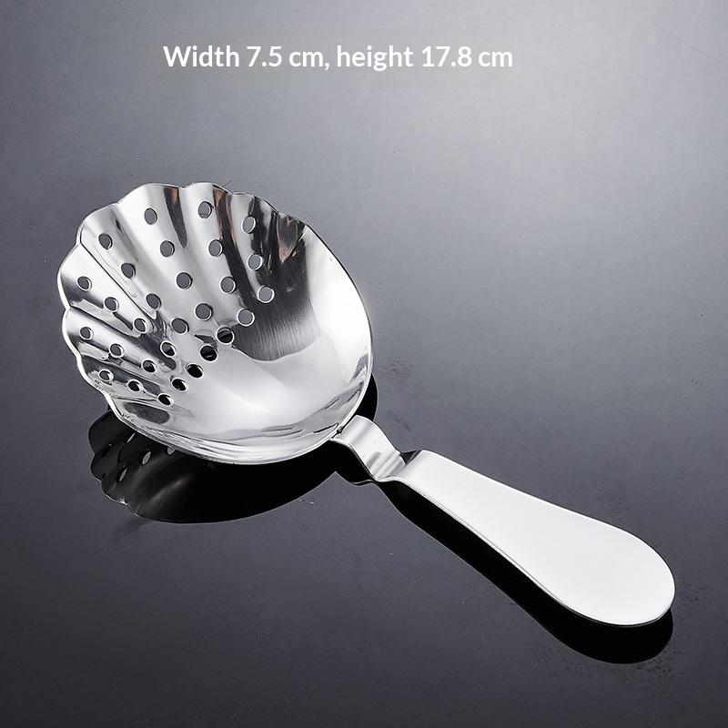 Julep Bar Strainer 304 Stainless Steel Cocktail Strainer Spoon Bar Sprung Cocktail Shaker Fast Drain Julep Strainer Bar Tools
