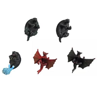 Genco Przytulający Gigantyczny Potwór Bitwa Powietrzna x Kompletny Zestaw Kapsuł Gachapon Kompletny Pierścień Gamera GI Gyaos Gamera 5, Zabawka, Figurka,