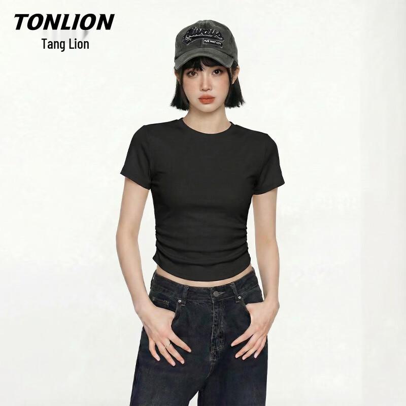 TonLion Women s Slim-Fit Short-Sleeve T-Shirt S