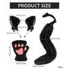 Halloween Animal Dress up Costume Includes Headband, Tail, Gloves for Girl Cosplay Halloween