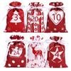 Empty Advent Calendar 24 Days Christmas Countdown Calendar Gift Drawstring Bag Christmas Pattern Design And Drawstring Design