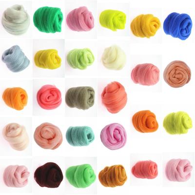 DIY Keçe Yünü İğne Keçeleme Yünü Yeni DIY Taranmış Yün