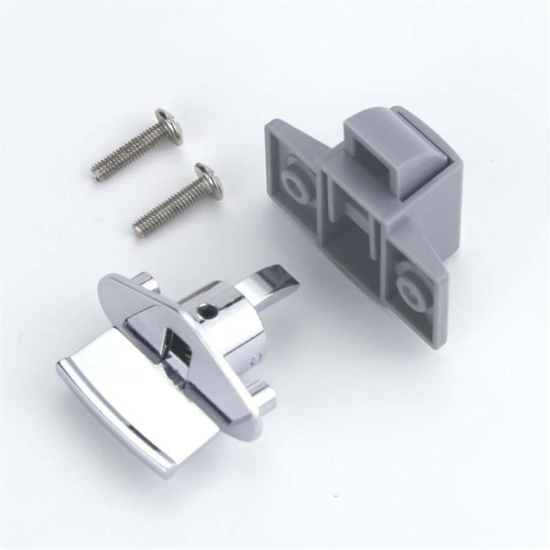 Keyless Push Button Locks Metal Lock Push Cabinet Lock Secure Cabinet Door Catches for Campers & Motorhome Drawers