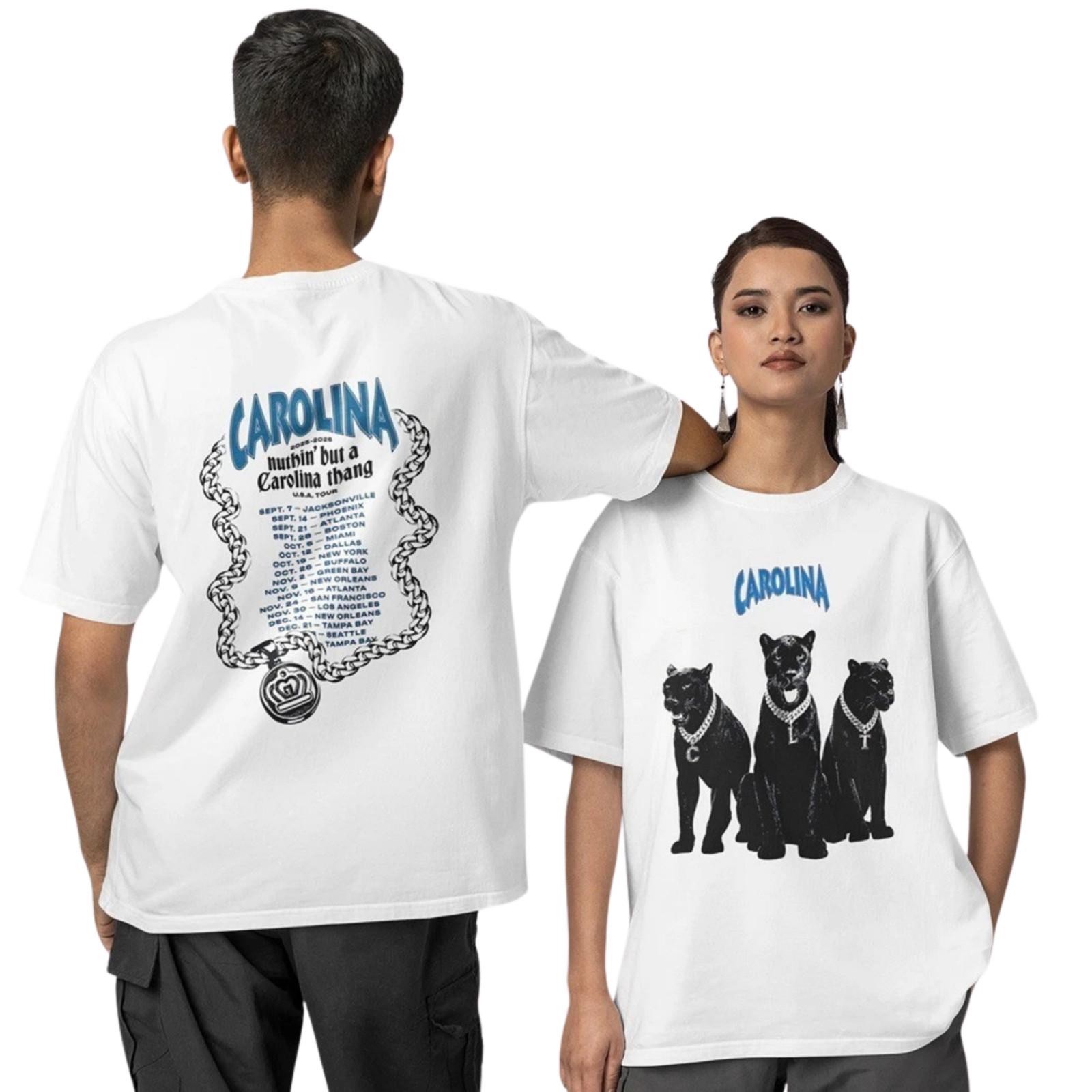 Carolina Thang Tour 2026-2026 Two Sided Concert Unisex T-Shirt XXL