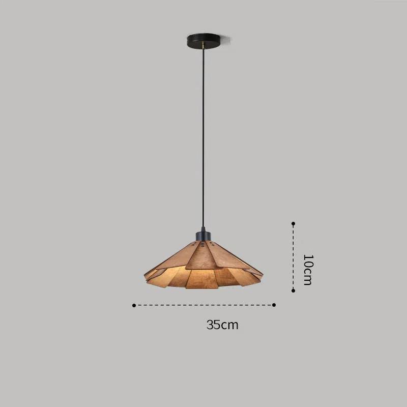 Dining Room Small High End Woodwork Chandelier Adjustable Retro Ceiling Light Tea Room Lamp Balcony Pendant Light