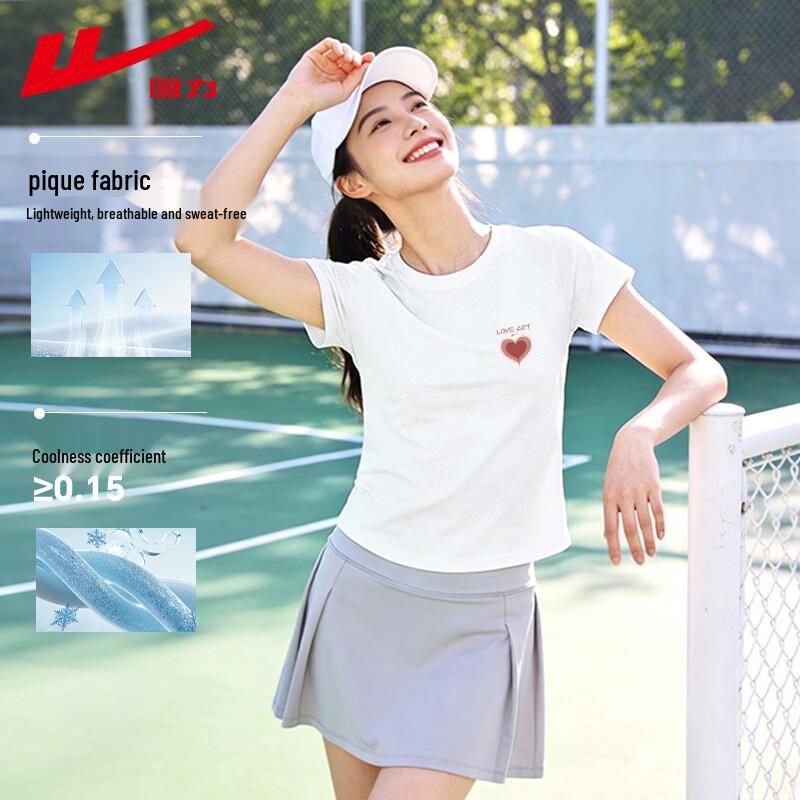 Warrior Women s Cool-Touch HL Heart Print T-Shirt M