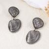 Earrings Women's High-end Design Sense Alloy Old Scallop Shell Unique Texture Light Luxury Vacation Earrings