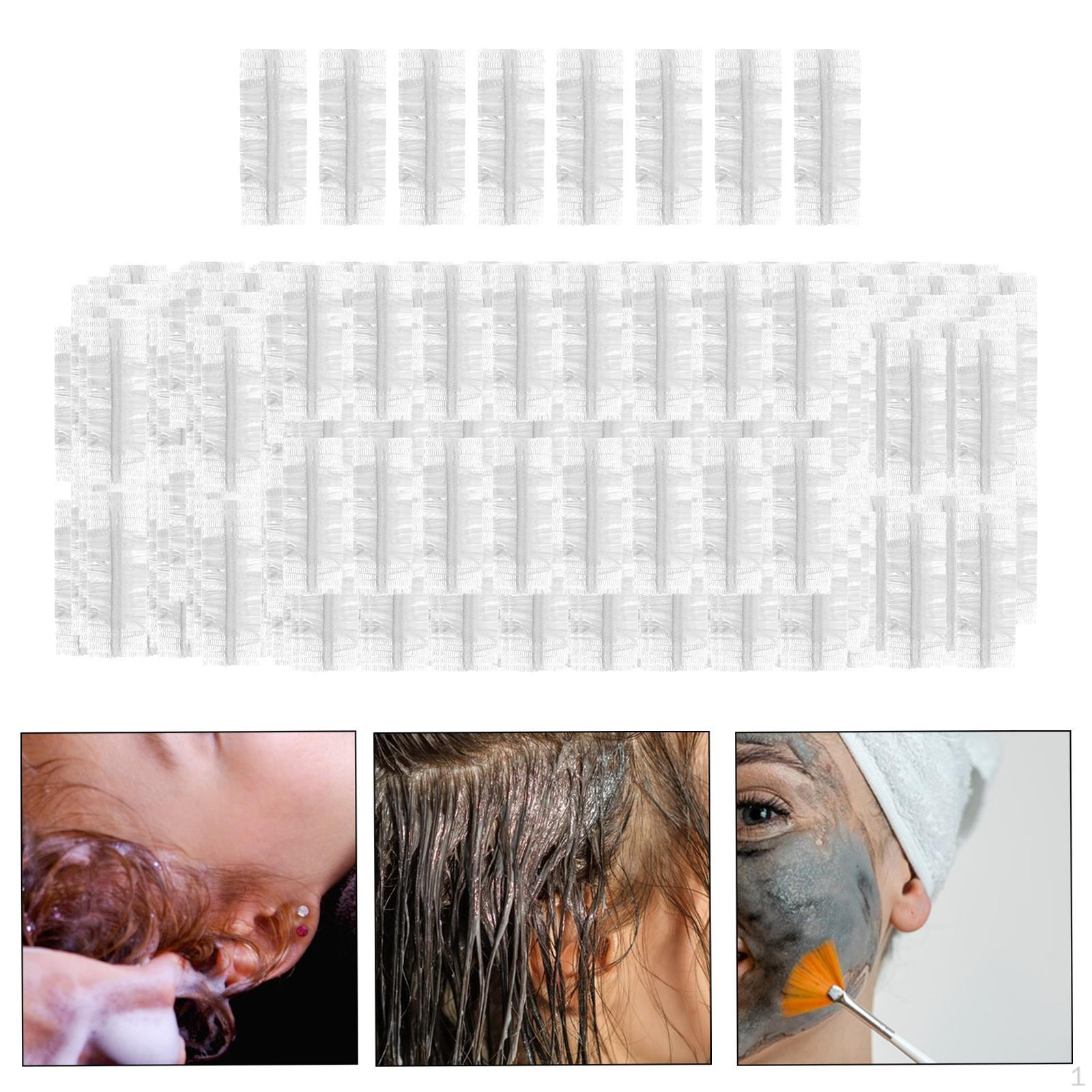 

200 шт. Защитные накладки для ушей для душа с резинками, удобные наушники, прозрачные утолщенные