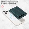 Magnetic Detachable Phone Card Holder 4 Card Slots Anti Theft RFID Blocking Wallet Phone Stand Function