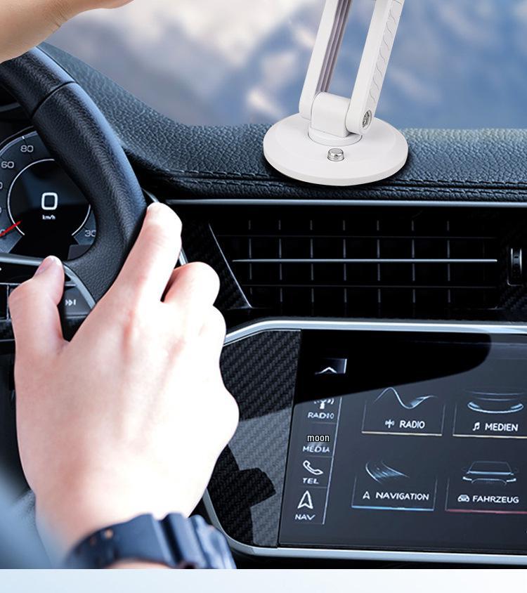 Adjustable Magnetic Car Phone Holder with 360° Rotation & Strong Suction