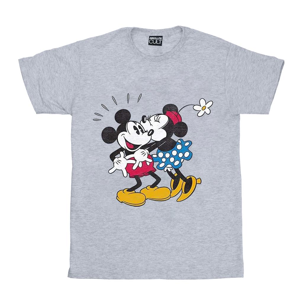 Disney Boys Mickey Mouse Mickey And Minnie Kiss T-Shirt