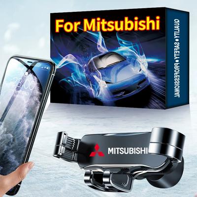 Držák telefonu na výdech klimatizace do auta Stojan Hliníková slitina Stojan na mobilní telefon Pro Mitsubishi Asx Outlander Xl 3 Lancer Pajero L200 EVO Sport