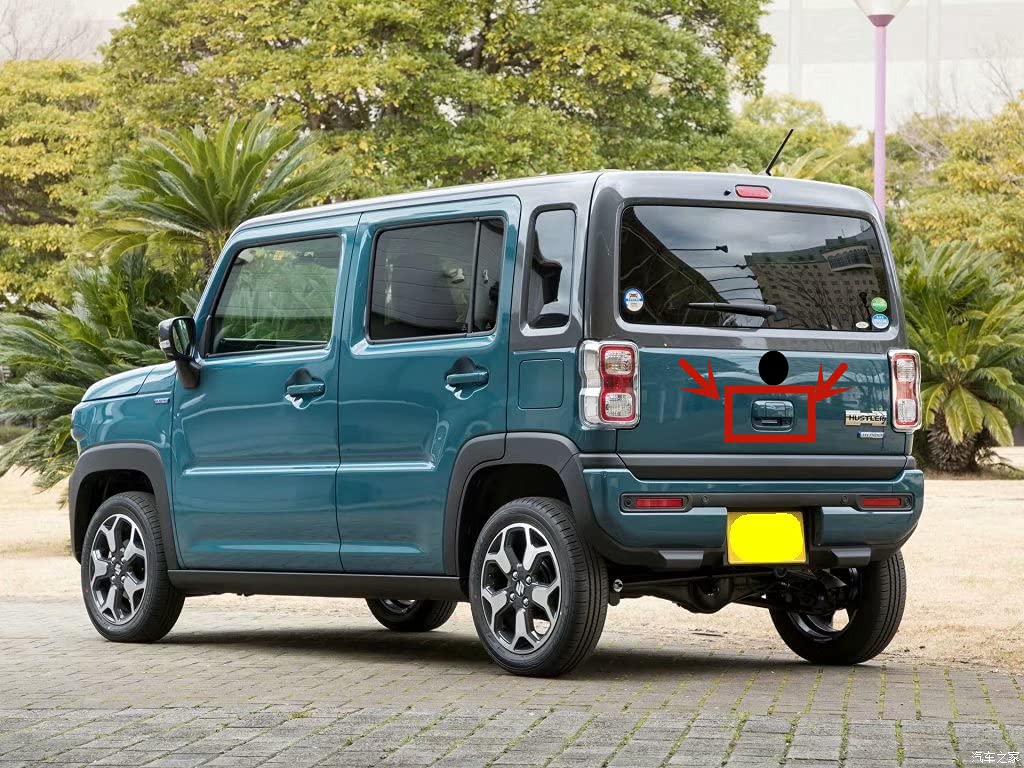 Biue Sky 2nd Generation MR52S/MR92S Model 2020~ Trunk Door Handle Tailgate Handle Cover Rear Gate Garnish