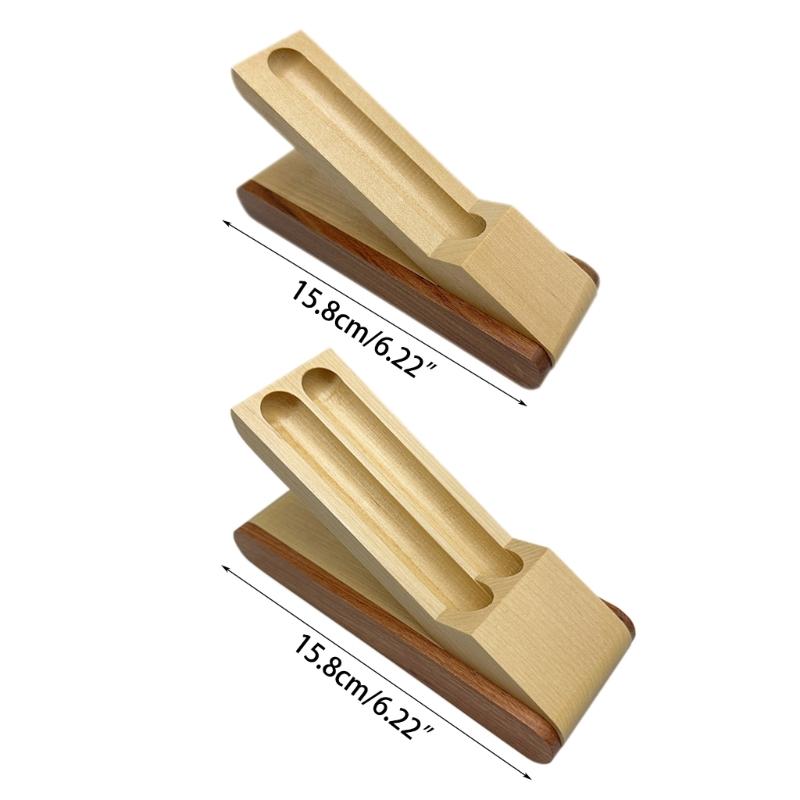 Custodia in Legno per Esposizione Penne Singola/Doppia Conservazione Penne Collezionista Penne Stilografiche