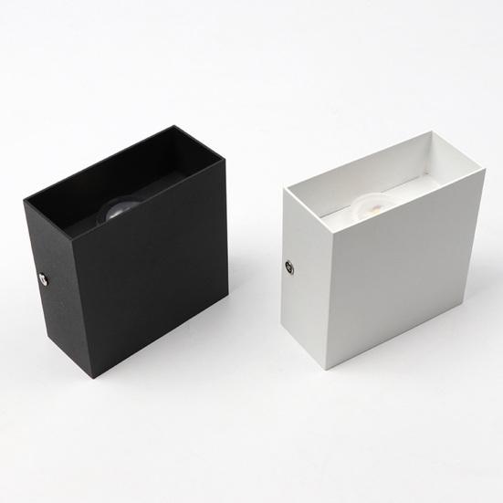 Lampa ścienna Łatwa w montażu Łatwe światło/Ciepłe białe światło Aluminiowa wielofunkcyjna lampa dekoracyjna COB 6W