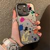 Art Splashing Color Is Suitable for Apple 17/16ProMax Mobile Phone Case 14/15 Color Silver 12/13 Explosion Xr Advanced 8/7