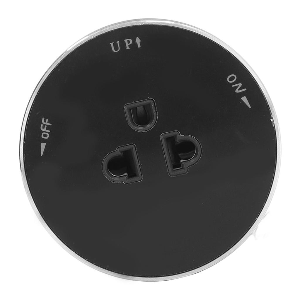 Gniazdo szynowe Adapter do wyjmowanego gniazda PC Uniwersalny 250 V Okrągły ze wskaźnikiem świetlnym do wtyczki US EU