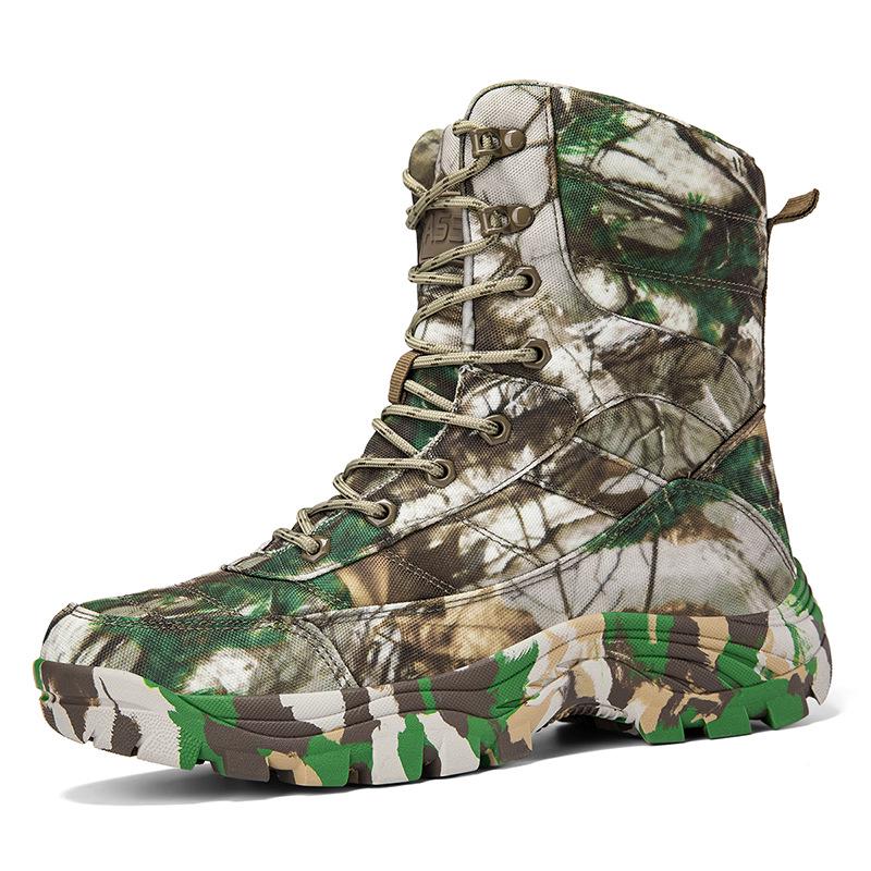 Mid-Top Tactical Outdoor Mountaineering Boots - Large Size 2025 Edition.