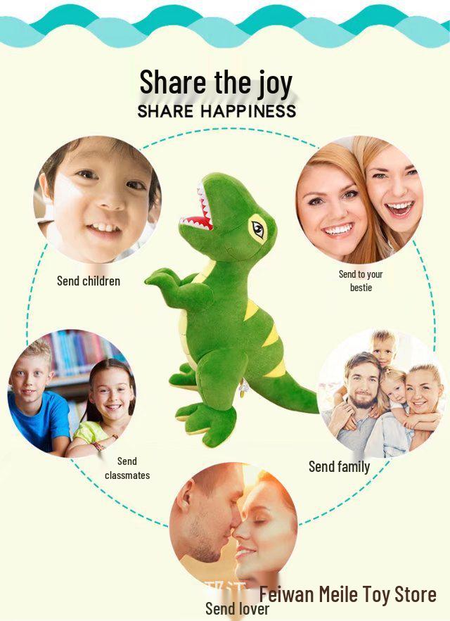 Adorable Tyrannosaurus Rex Plush Toy for Kids