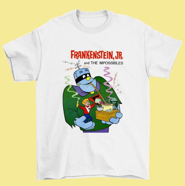 Frankenstein Jr and The Impossibles Cartoon T-Shirt Unisex Tee S-4XL L