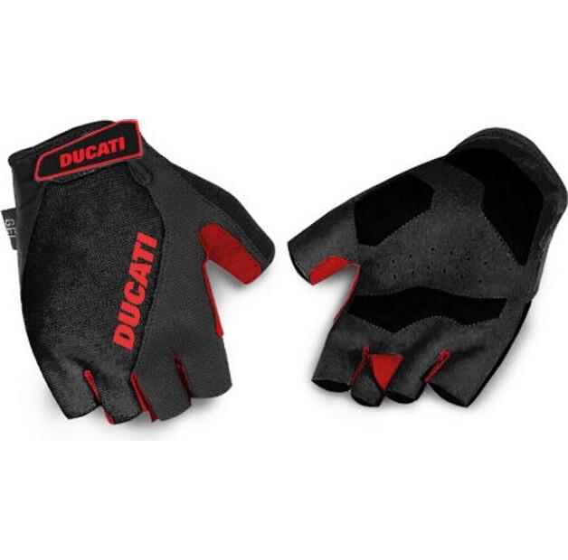 Велосипедные перчатки Ducati Gel (черные) L