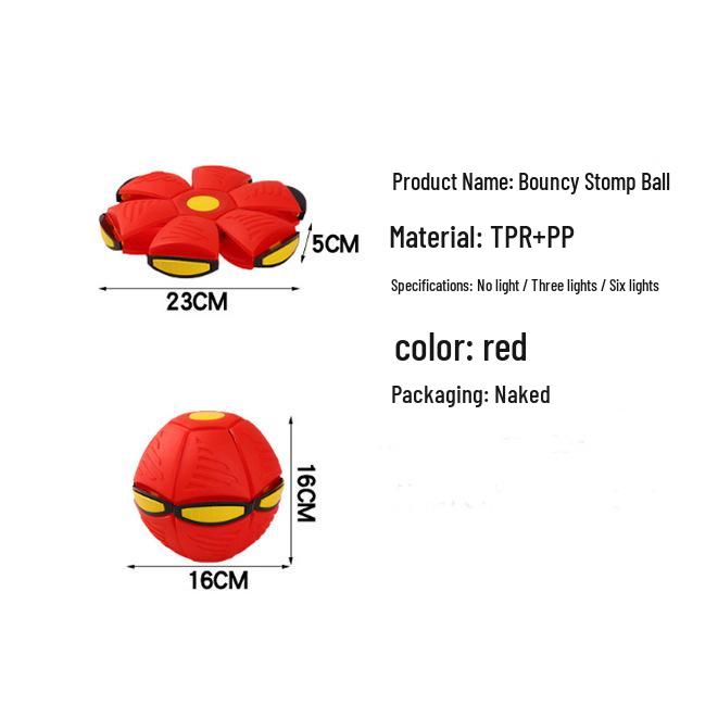 Magic Glow-in-the-Dark Transforming Stomp Ball for Kids