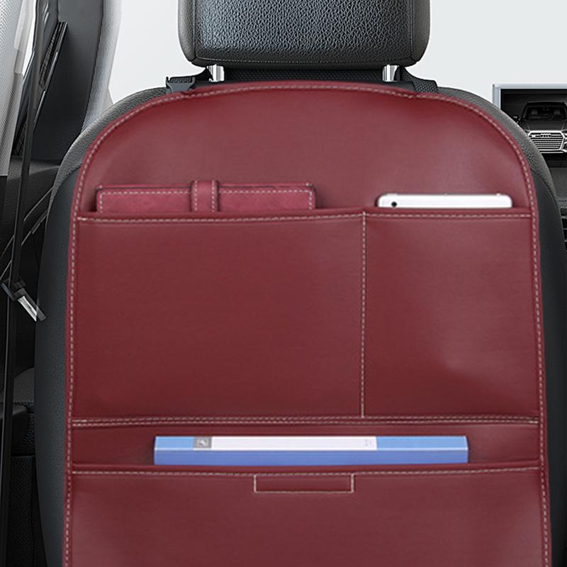 Baksätesskydd för barn Autosätesskydd för ryggstödet med förvaring Stora sparkskydd för bil Sparkskydd Skyddar mot smuts