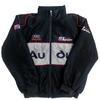 Giacca da Corsa F1 Ricamata Cotone Antivento Unisex Donna Casual Manica Lunga Motorsport Streetwear