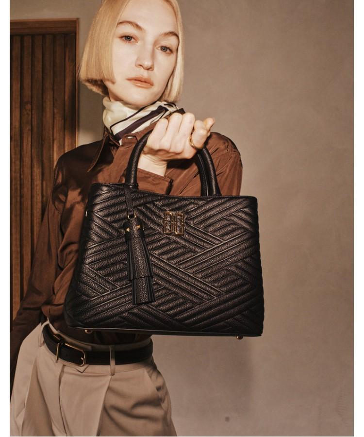 Daks Womens Accessories Black Carlyle Leather Small Tote Bag_Dcba6E366Bk