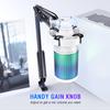 FIFINE USB Gaming Microphone Kit for PC,PS4/5 Condenser Cardioid Mic Set with Mute Button/RGB /Arm Stand,for Streaming Video-A6T