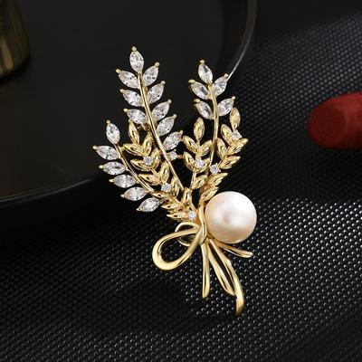 Senior-Broschen, Blumen-Blatt-Brosche, Anstecknadeln für Damen, Anzug-Anhänger, modische Broschen, Schmuck