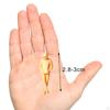 1/64 Figures Tiny People Scenes Unpainted Miniature Model Character Doll for Accessories