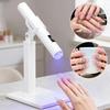 Rechargeable UV Nail Lamp Salon Grade Fast Curing Adjustable Stand LED Gel Dryer for Home DIY Use