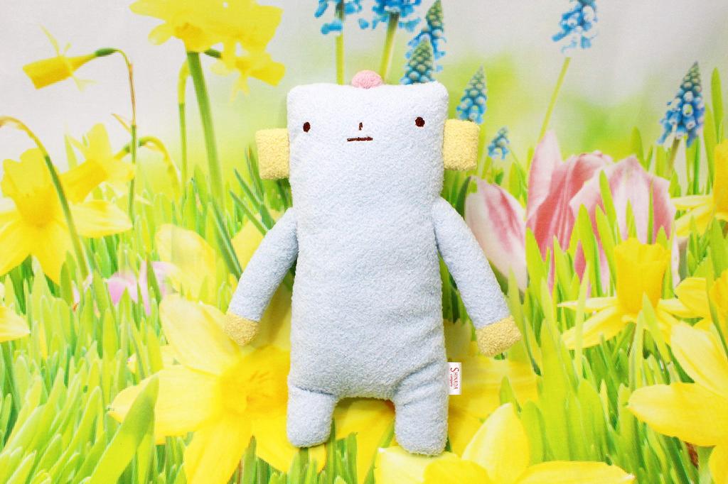 Shinada Global Morobo Blue 10 x 5 x 20 cm Plush Toy Animal Goods Fumofumo-san (M) FFR-0078B