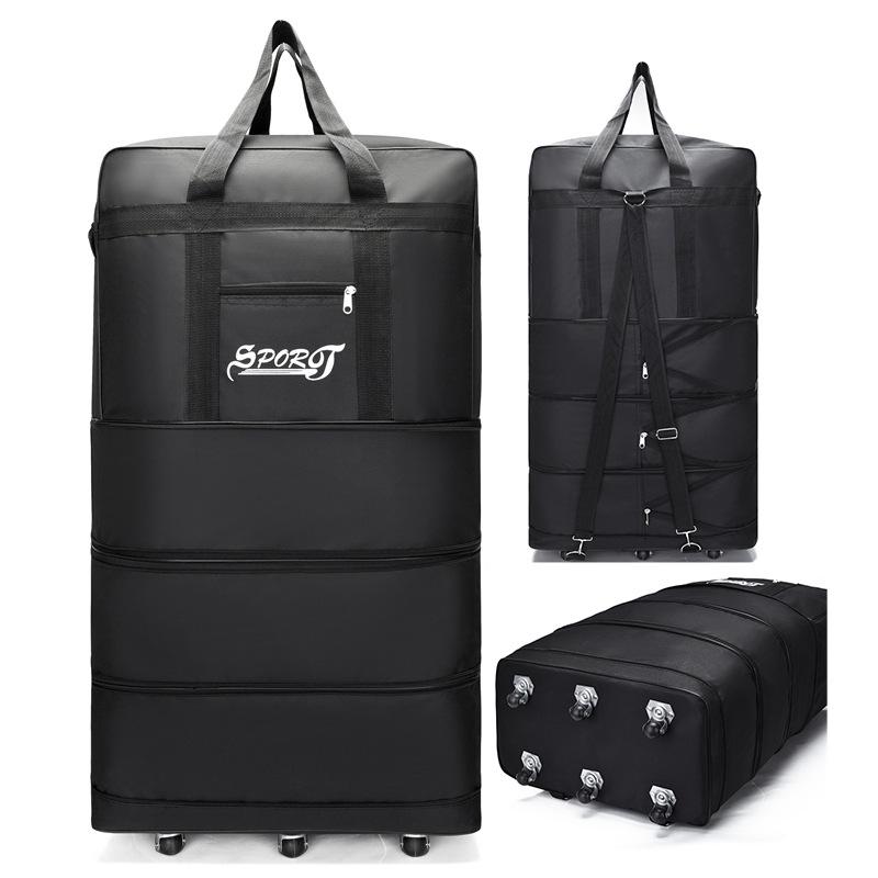 Universal Expandable Wheeled Luggage: Extra-Large Capacity Travel & Study Abroad Bag