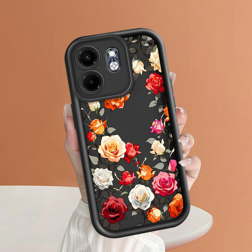 Soft Silicone Phone Casing Full Cover Camera Shockproof Protection Case for Huawei Honor Infinix Tecno iPhone Motorola Google