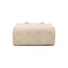 Michael Kors MK Gigi Diamond Pattern Chain Open Tote Fabric Crossbody Bag Mini Women Handbags Beige Gold 32F3G3GC9J-NAT-PALEGOLD