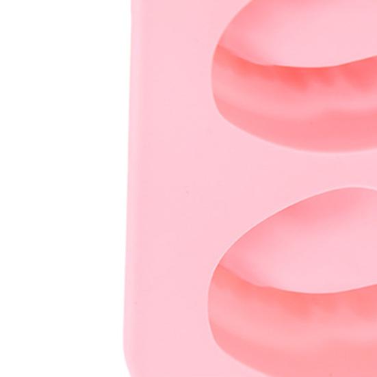 Silicone Ice Mold DIY Funny Gift Pink 4 Hole Tooth-shaped Ice Making Tray Kitchen Supplies