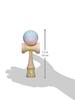 RANGS Japan Kendama Association Certified Competition Kendama "Ozora" Matte Two-Tone Light Blue & Pink [Made in Japan, Spare String Included]