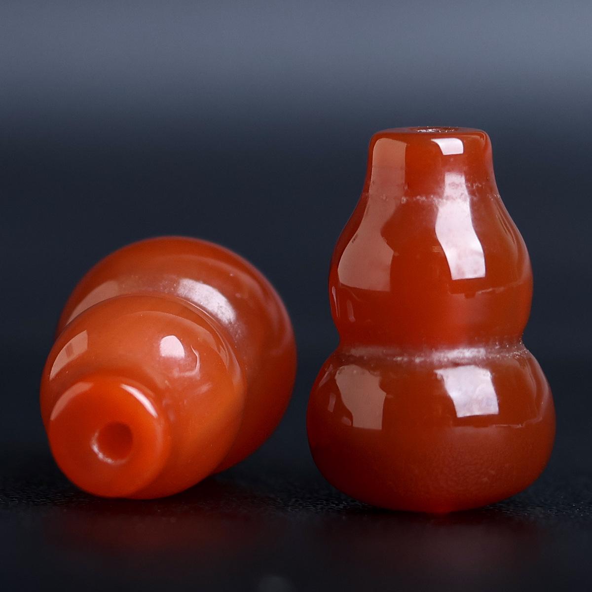 

Аксессуары из резного агата Наньхун: Маленькая тыква, Юаньбао, Пи Сю, Ювелирные изделия из бусин лотоса