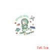 Letter Patch Cartoon Thermo Patches On Clothes Stripe Child Thermal Applique For T-Shirt Sticker Iron On Transfer For Clothing
