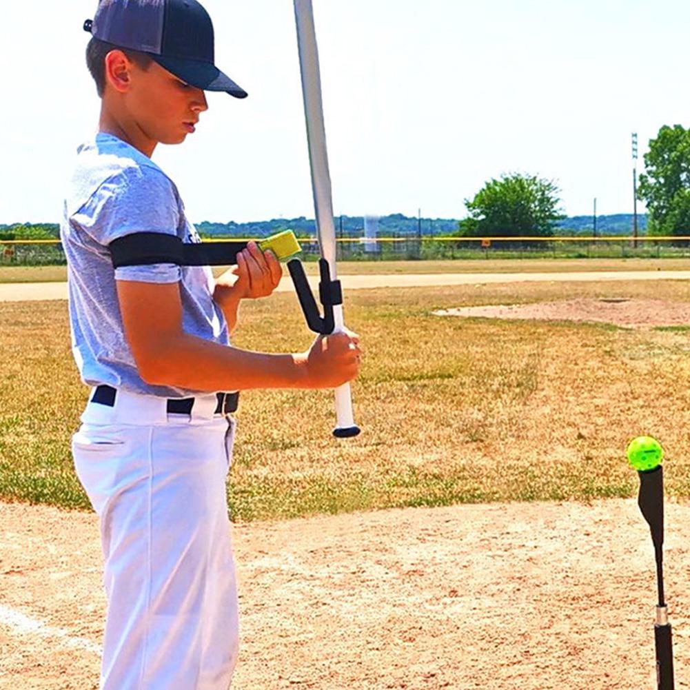 Baseball Swing Trainer Bands Softball Swing Trainer Portable Elastic Swing Trainer for Athletes Improve Batting Arm Strength