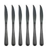 6pcs High Quality Stainless Steel Rose Gold Steak Knife In Dinnerware Set Restaurant Sharp Steak Knives Tableware Cutlery Set