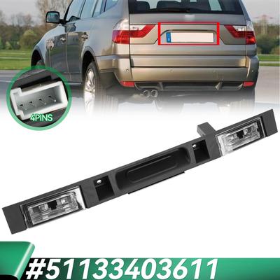 Für BMW E83 X3 2004-2010 51133403611 Auto Heckklappenschalter Baugruppe Touring Kofferraum Heckklappe Hinterer Griff Mit Schlüsseltaste Zubehör