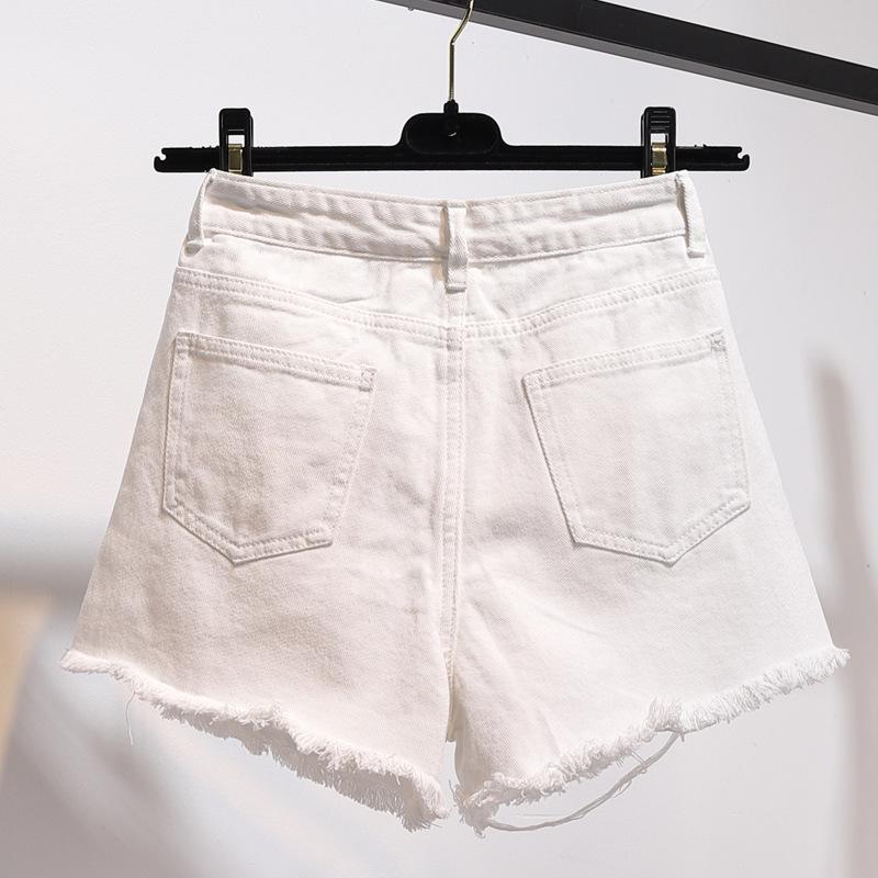 Women's Light Denim Wide-Leg Shorts - European & American Style